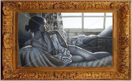 Desnudo en blanco y...