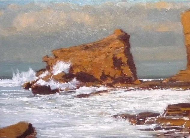 PLAYA DE LANGRE, CANTABRIA Oil Canvas Landscaping