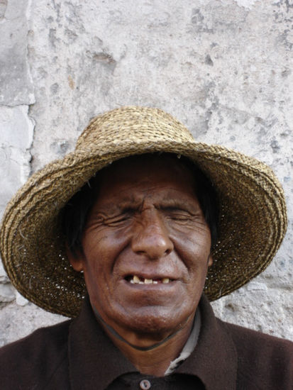 felicidad de la calle Portrait Color (Digital)