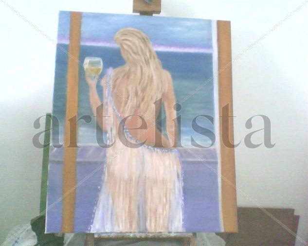 Anhelo" Oil Canvas Nude Paintings