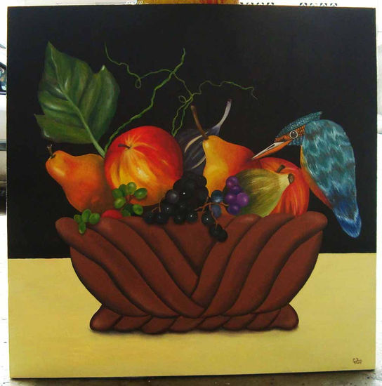 El color de las frutas Oil Canvas Still Life Paintings