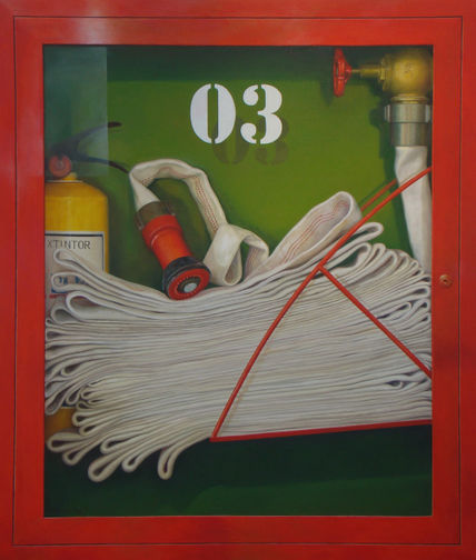 Rojo sobre verde