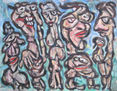 Siete personajes grotescos, (Seven grotesques)