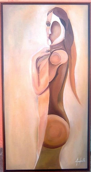 DESCUBRIENDO LA FIGURA 2 Oil Canvas Figure Painting