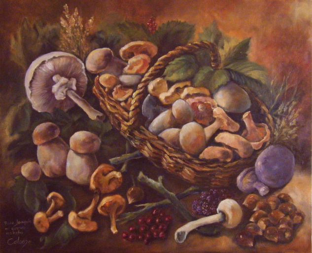 Setas Oil Canvas Still Life Paintings