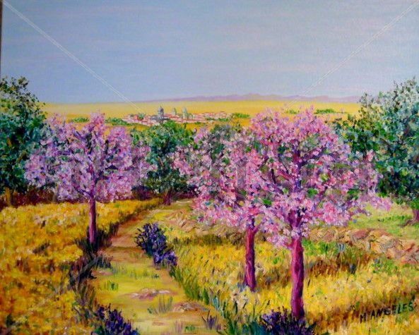 Paisaje de primavera Oil Canvas Landscaping