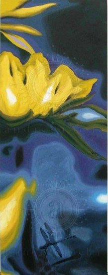 LOTO AMARILLO Oil Canvas Landscaping