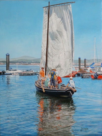 Dorna Meca Oil Canvas Marine Painting