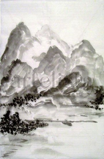 AGUADA CHINA Ink Paper Landscaping