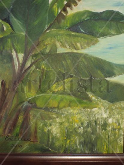 Platanal Oil Canvas Landscaping