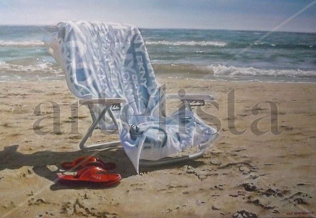 Silla en la playa
