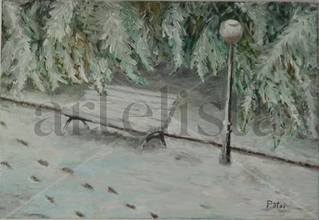 Pisadas en la nieve