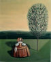 Infanta Margarita y paisaje