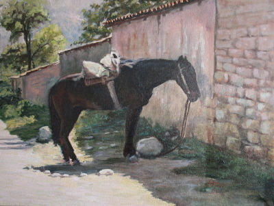 Caballo Óleo Lienzo Animales