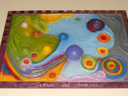 Cuadro en papel mache