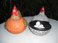 Gallinas para guardar huevos