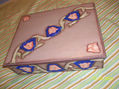 Caja para sacos de te, en papel mache