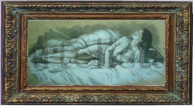 desnudo al carboncillo sobre tela Oil Canvas Landscaping