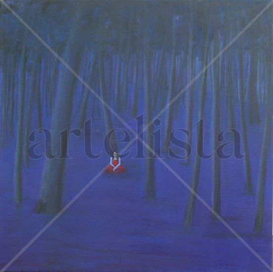 Escucha el sonido de tu corazón.... Acrylic Canvas Landscaping