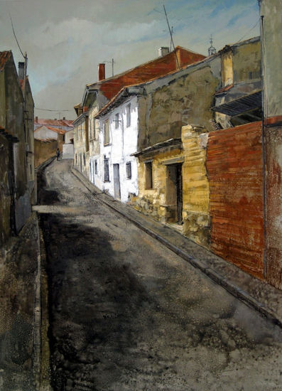 Calle del pozo Oil Canvas Landscaping