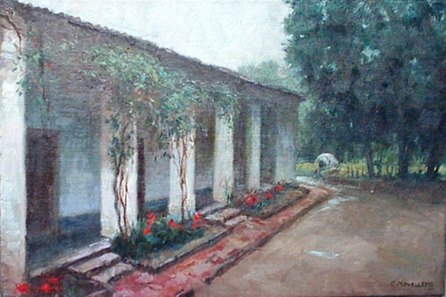 Despuès del chaparròn Oil Canvas Landscaping