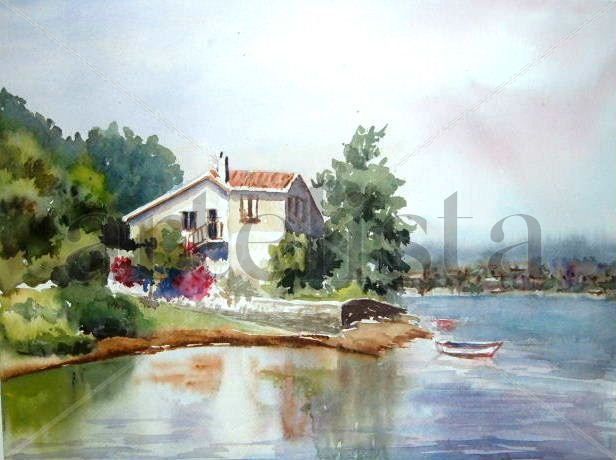 Casa de Villaviciosa Watercolour Paper Landscaping