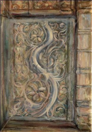 bajorrelieve en piedra serie India