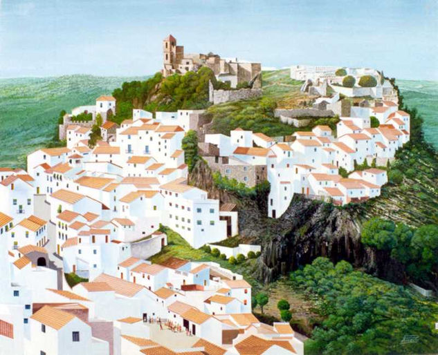 Casares Gouache Tabla Paisaje