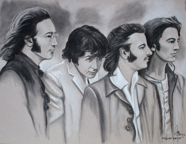 the beatles Charcoal