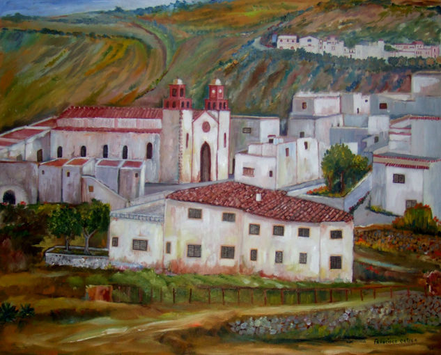 ARTENARA Y LA ESQUINITA Óleo Lienzo Paisaje