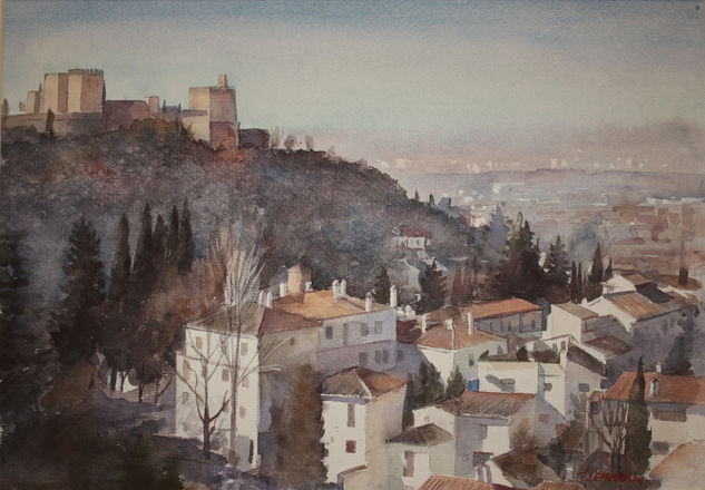 Desde el Albaycin Watercolour Paper Landscaping