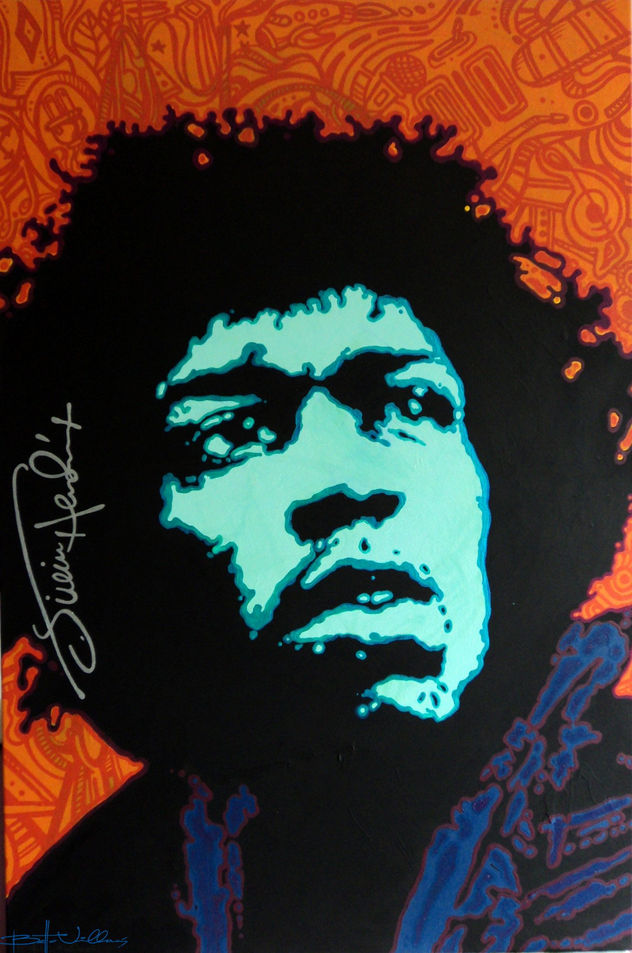 hendrix - retrato
