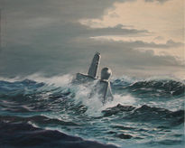 Submarino con temporal