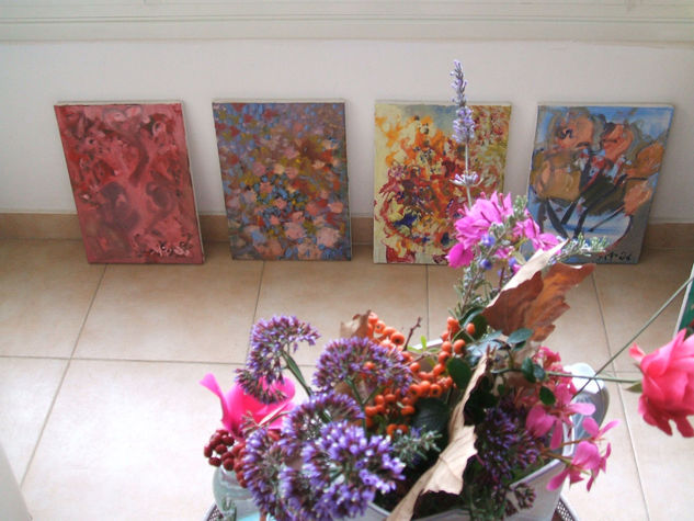 flores en enero  11 Oil Canvas Floral Painting