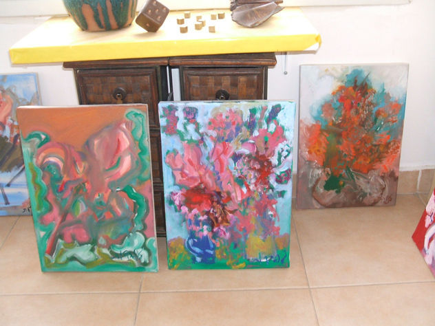 algunos cuadros de las flores