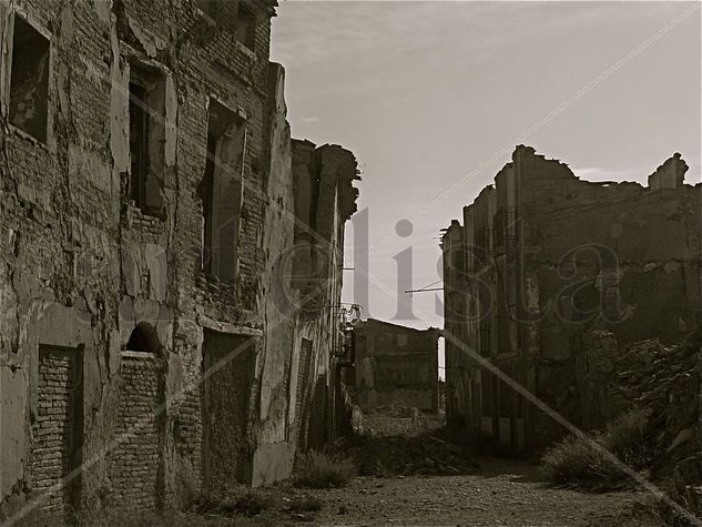 Ruinas de Belchite Fotoperiodismo y documental Blanco y Negro (Digital)