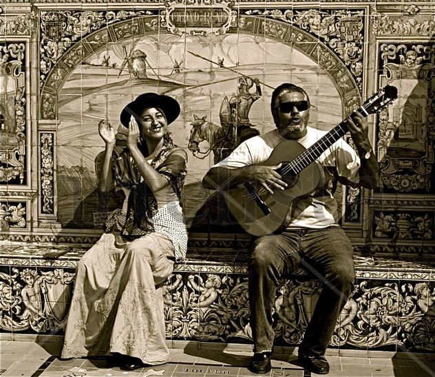 Palmas y guitarra