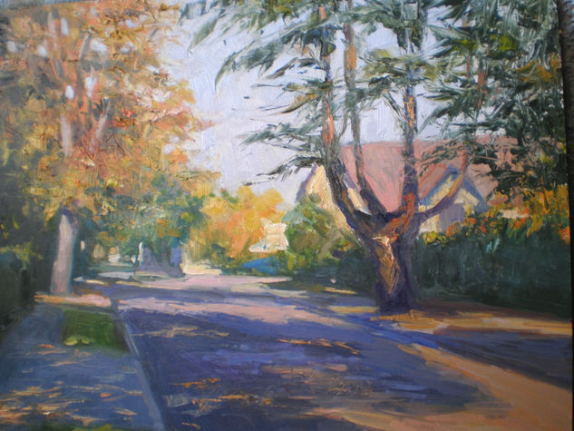 Calle de San Isidro Oil Panel Landscaping