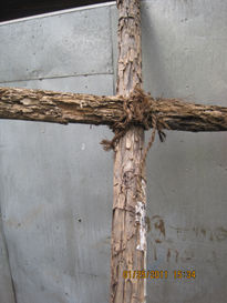 La cruz de madera