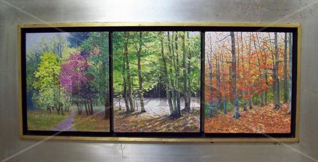 Momentos otoñales. Triptico