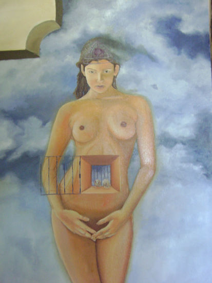 Atractiva ignorancia Oil Canvas Nude Paintings