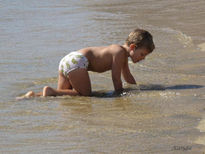 Niño en la playa