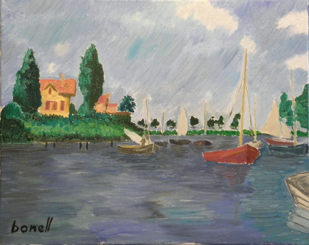 barcas Oil Canvas Landscaping