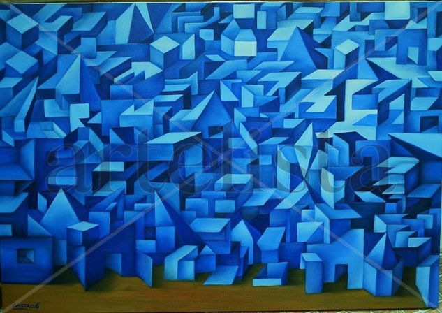 Geometrica Oil Canvas Others