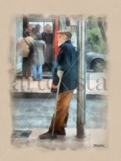 esperant l'autobus