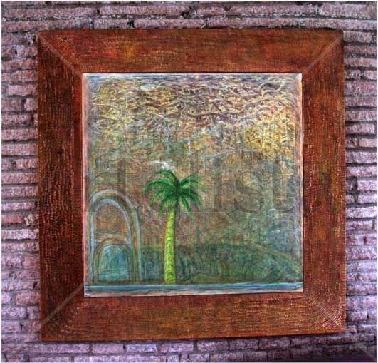 La Palmera Por Dapacu Oleo Sobre Tela Oil Canvas Landscaping