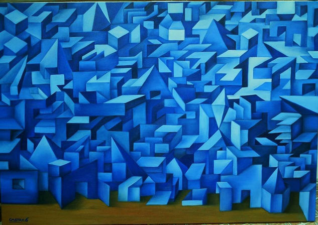 Geometrica Oil Canvas Others
