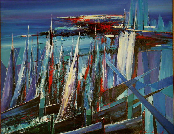 Barcos Acrylic Canvas Landscaping