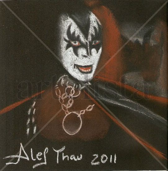 Gene Simmons Mixed Media