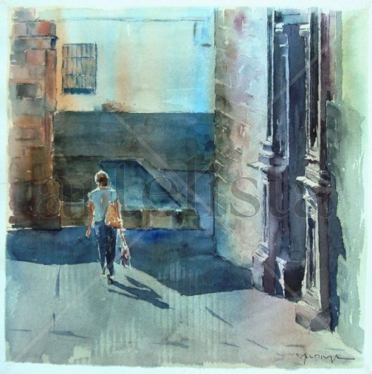 Calle de los Caños (Jaén) Watercolour Paper Others